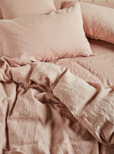 Sunset French Flax Linen Pillowcase Set - Milk & Sugar