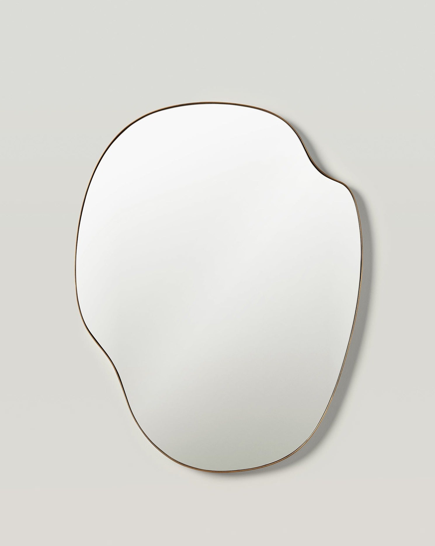 Bay Wall Mirror Brass - Milk & Sugar