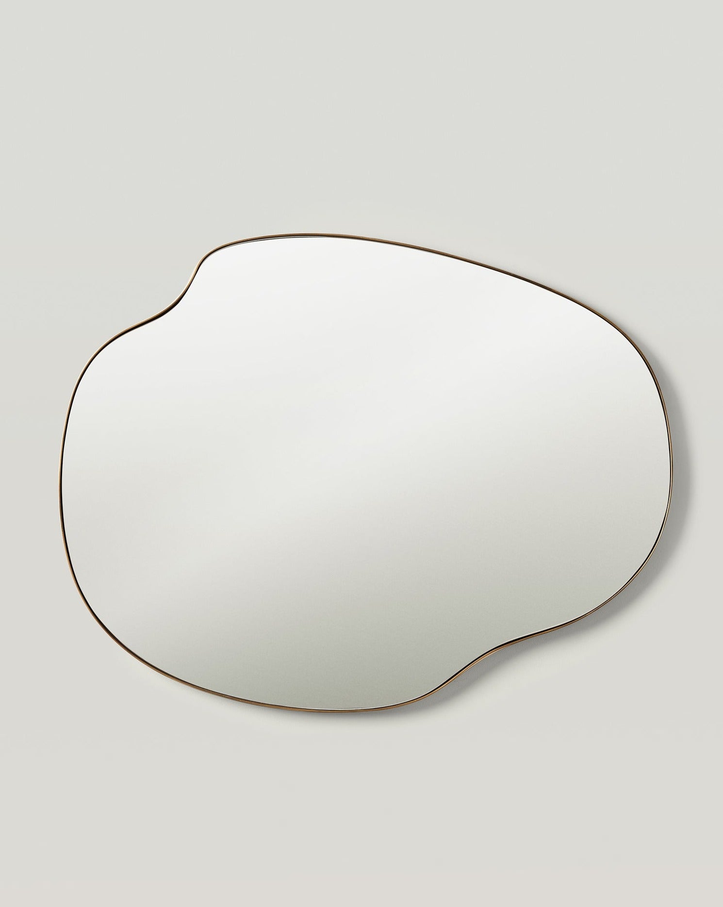 Bay Wall Mirror Brass - Milk & Sugar