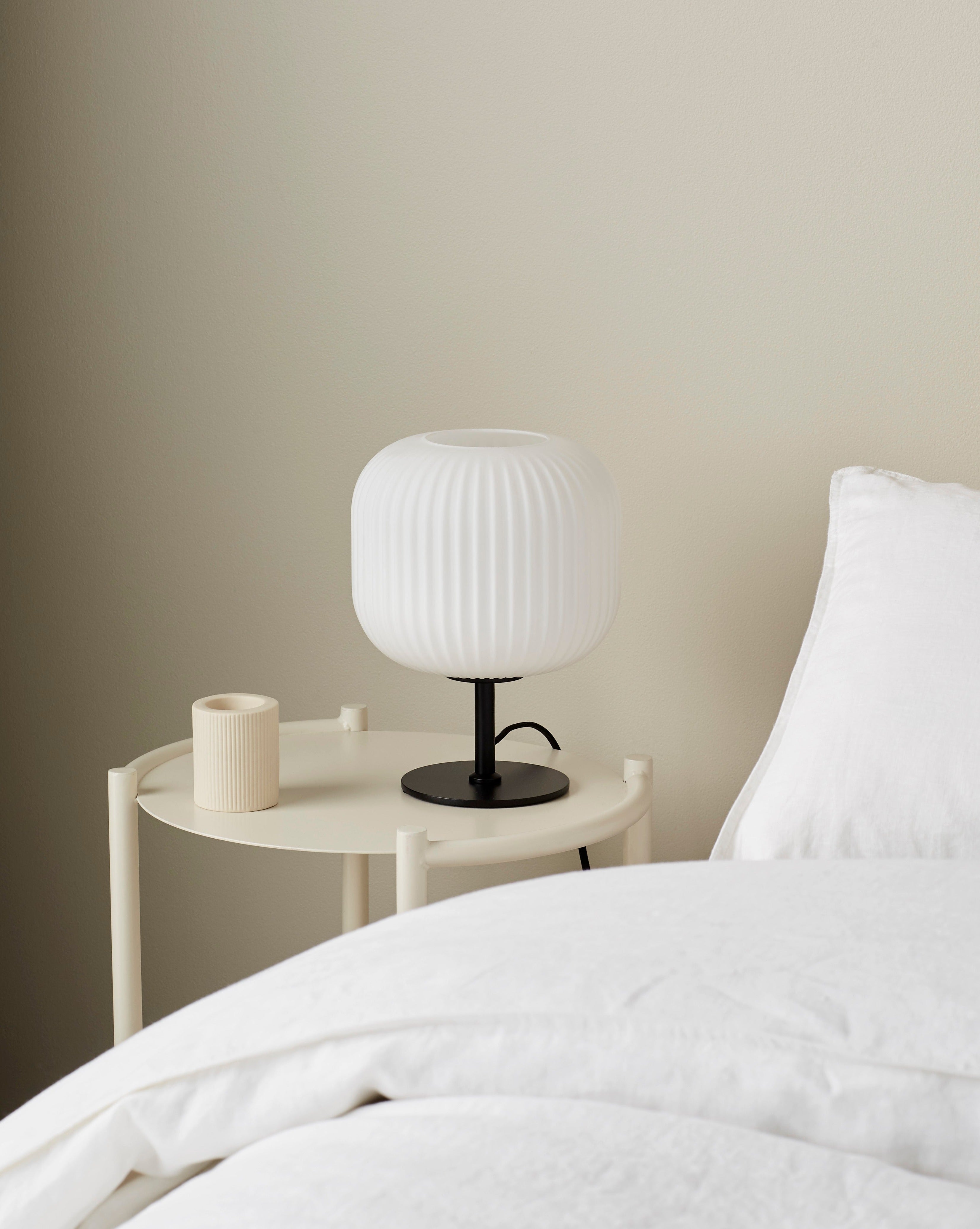 Cloud Table Lamp Black and Glass - Milk & Sugar