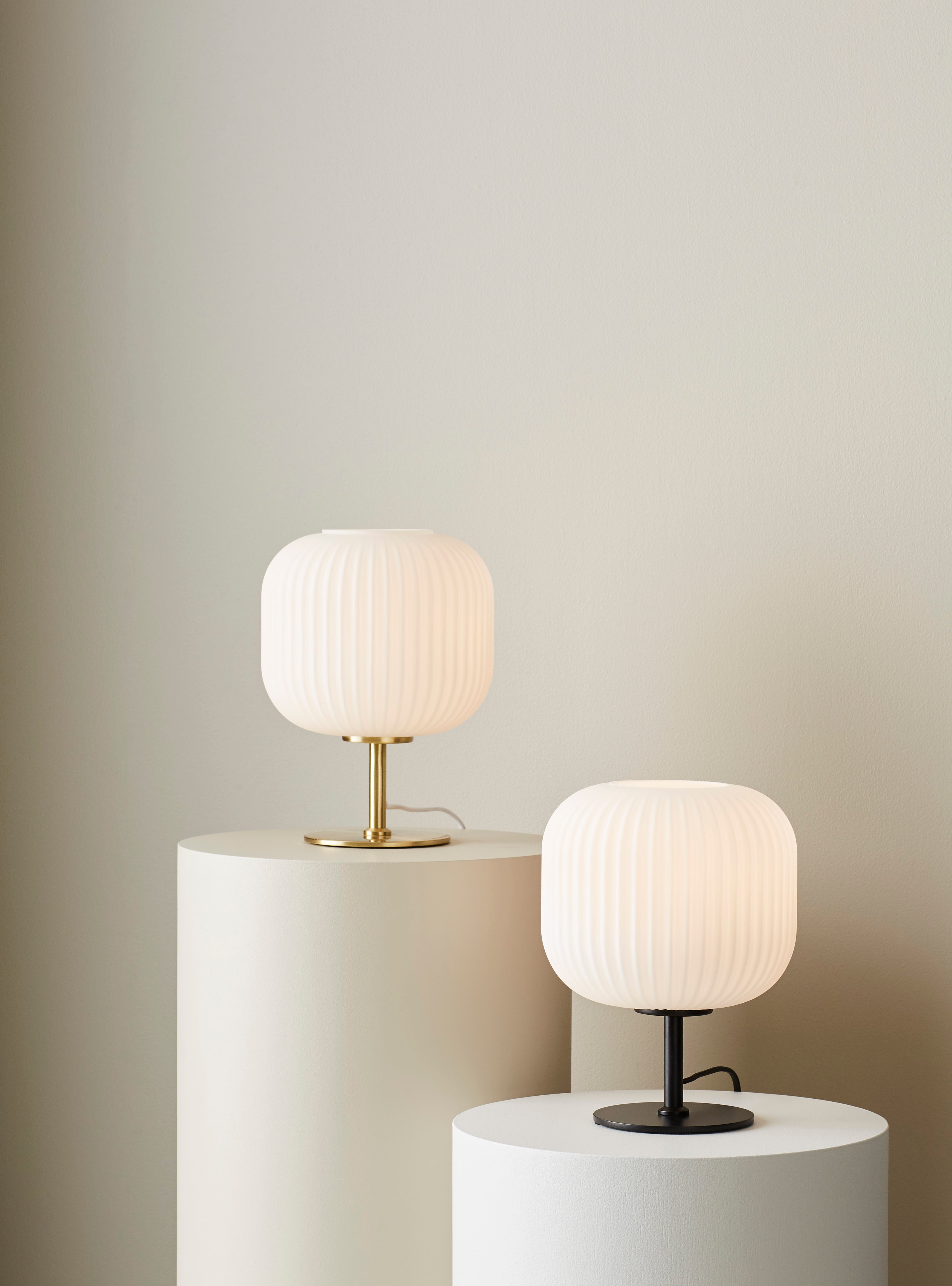 Cloud Table Lamp Brass and Glass - Milk & Sugar