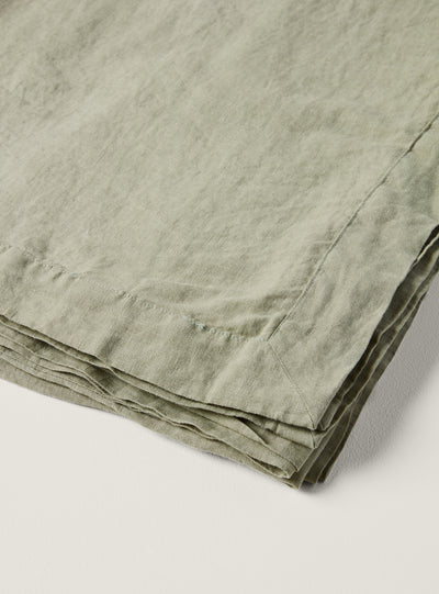 Eucalyptus French Flax Linen Tablecloth - Milk & Sugar