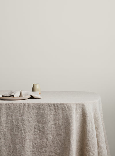 Flax French Flax Linen Tablecloth - Milk & Sugar