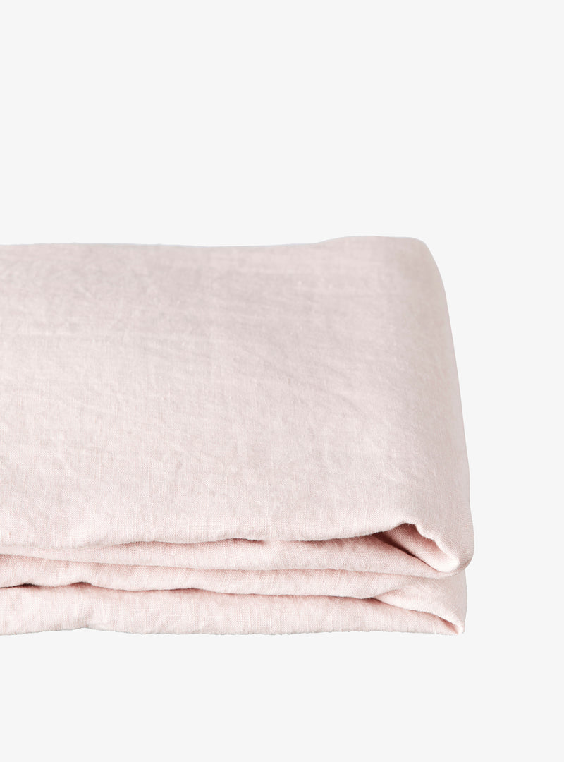 Dusty Pink French Flax Linen Pillowcase Set - Milk & Sugar