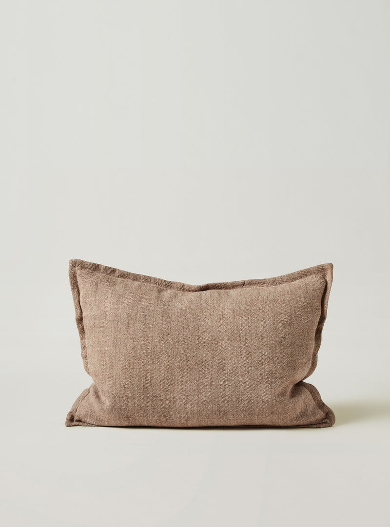 Tig Linen Cushion Clay Rectangle - Milk & Sugar