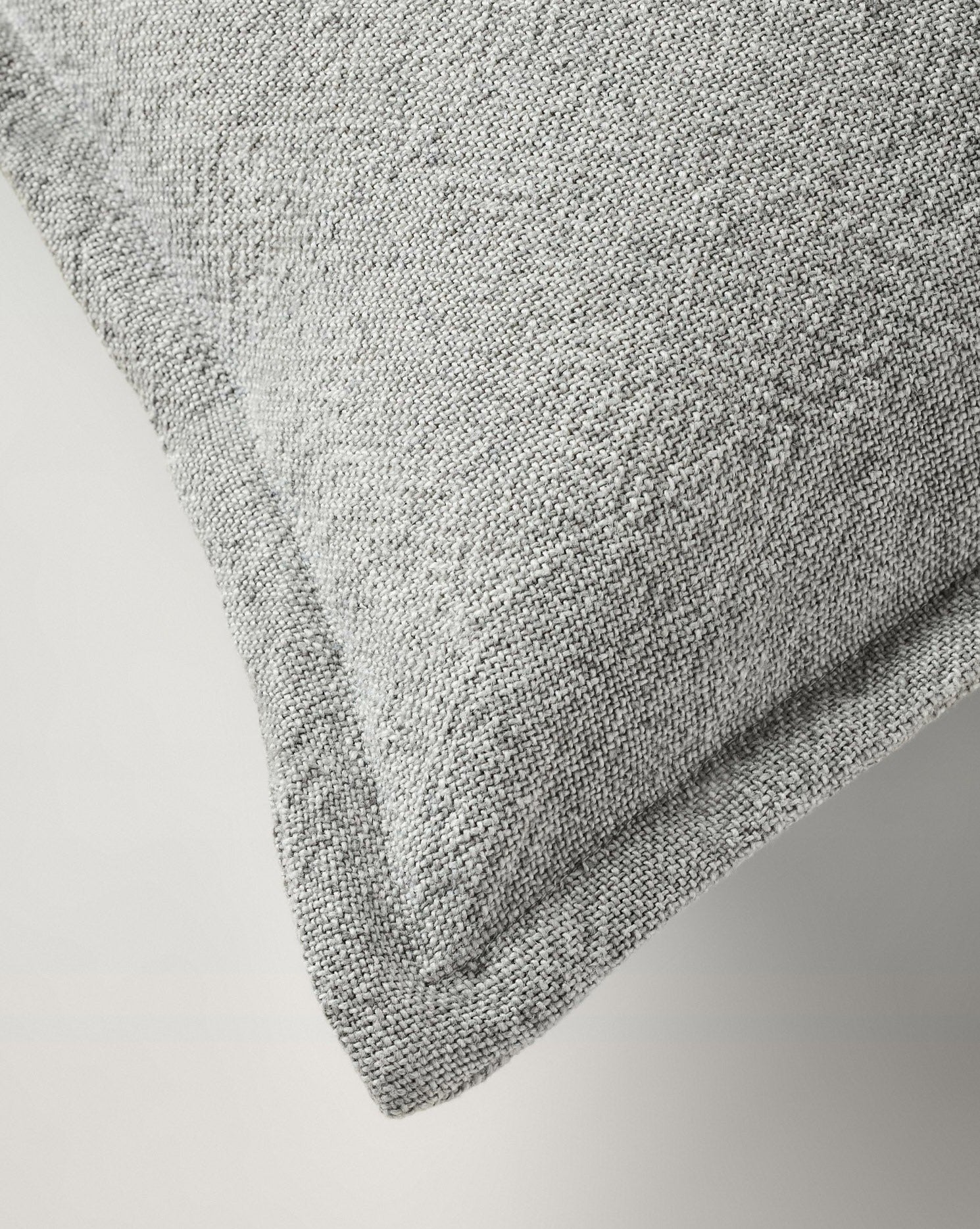 Tig Linen Cushion Fog Grey Standard - Milk & Sugar