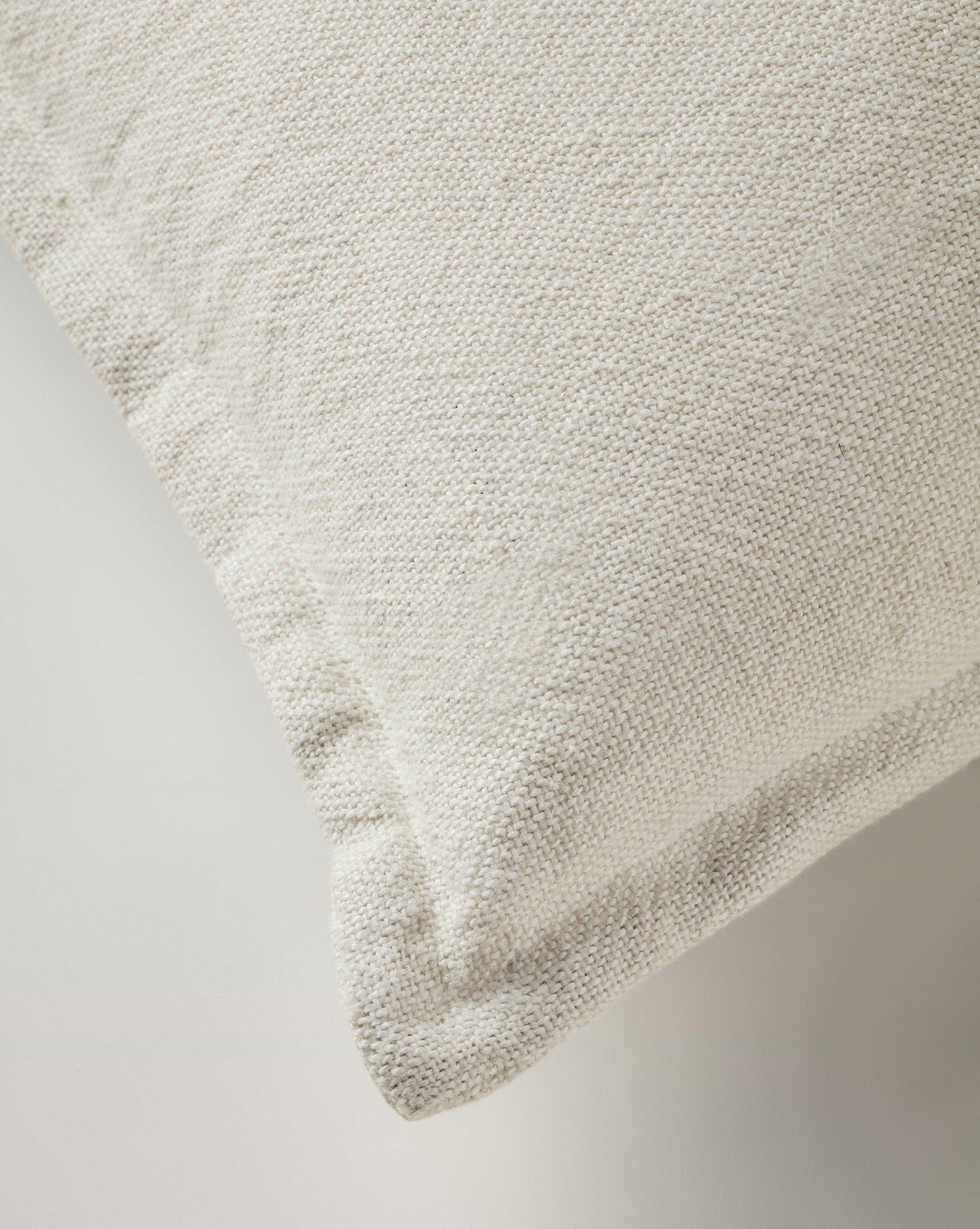 Tig Linen Cushion Ivory Standard - Milk & Sugar