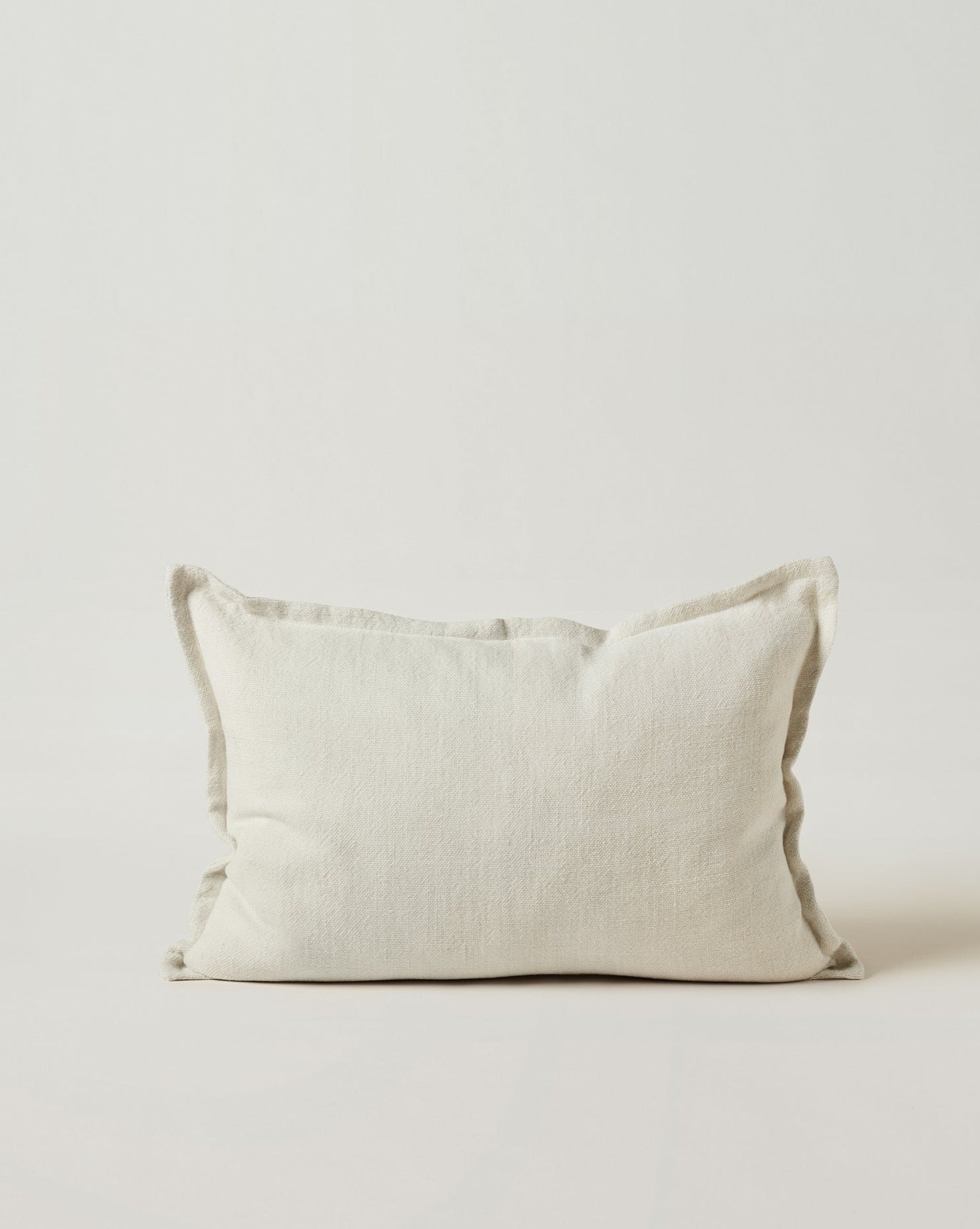 Tig Linen Cushion Ivory Rectangle - Milk & Sugar