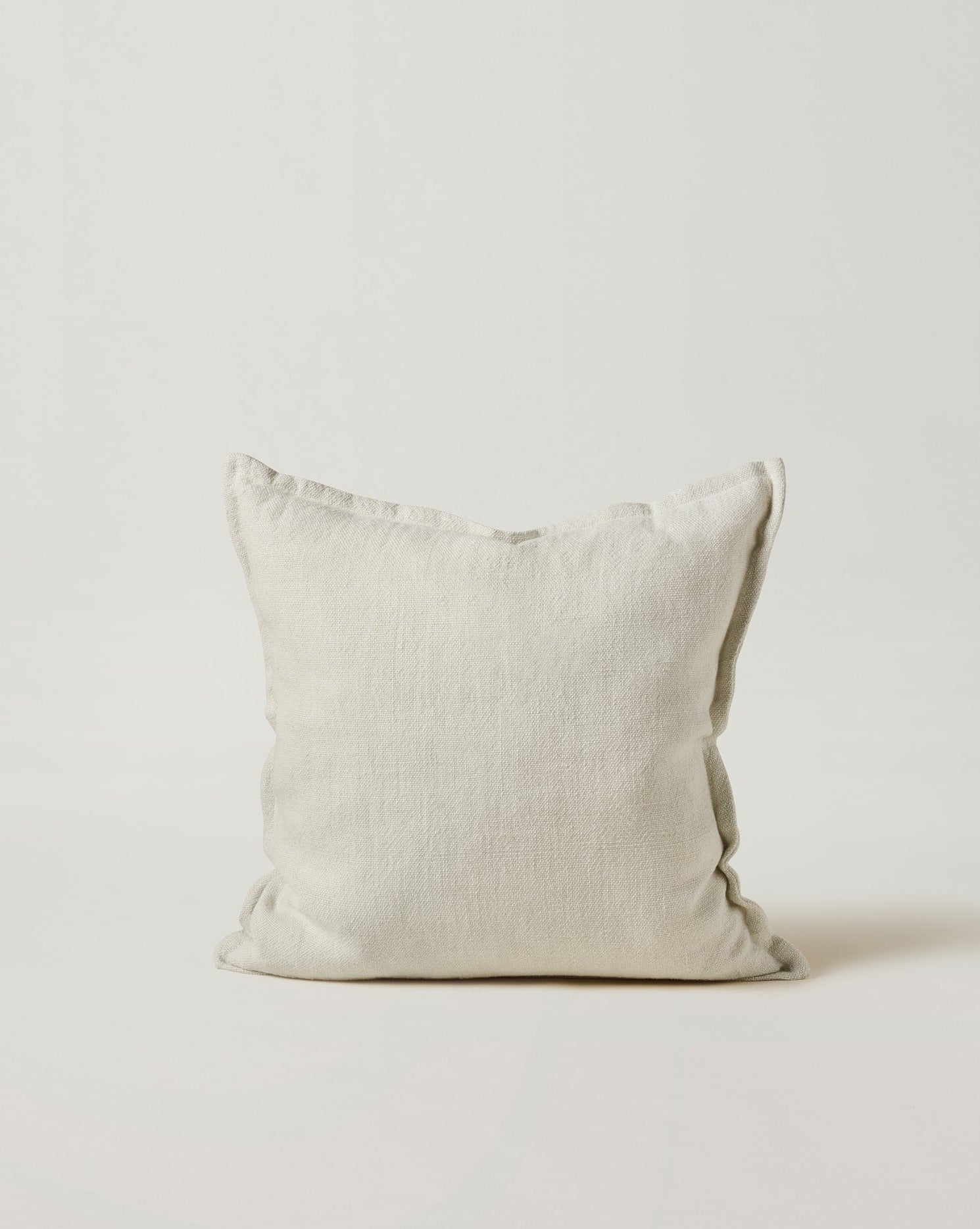 Tig Linen Cushion Ivory Standard - Milk & Sugar