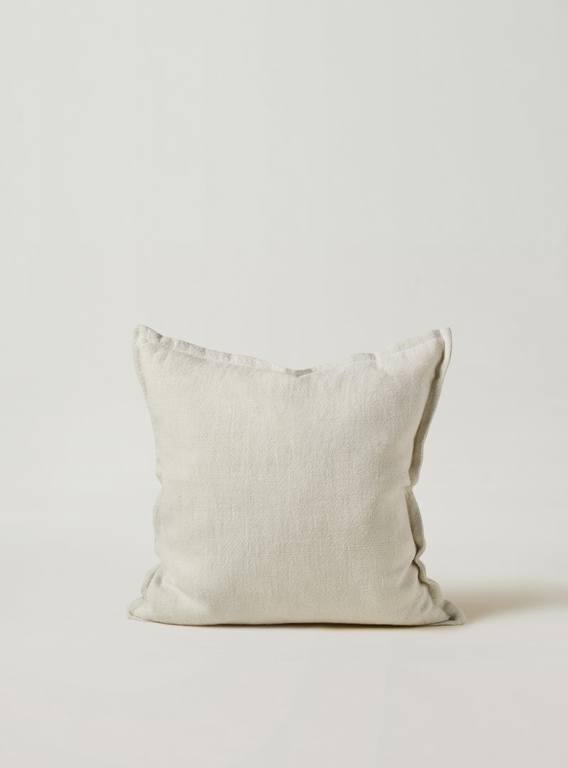 Tig Linen Cushion Ivory Standard - Milk & Sugar