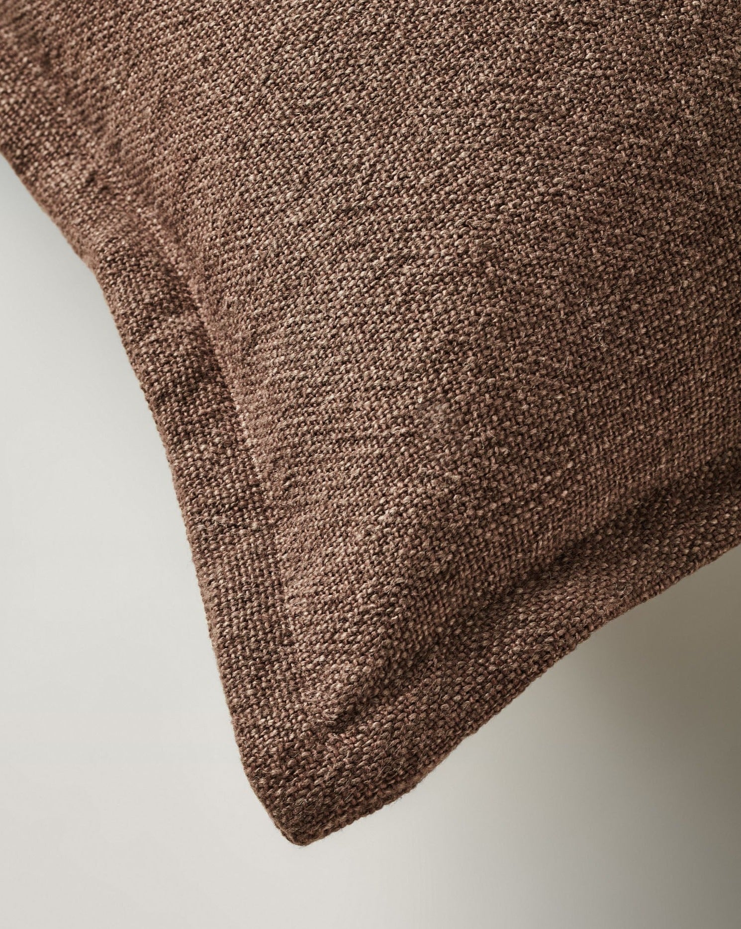 Tig Linen Cushion Mocha Rectangle - Milk & Sugar