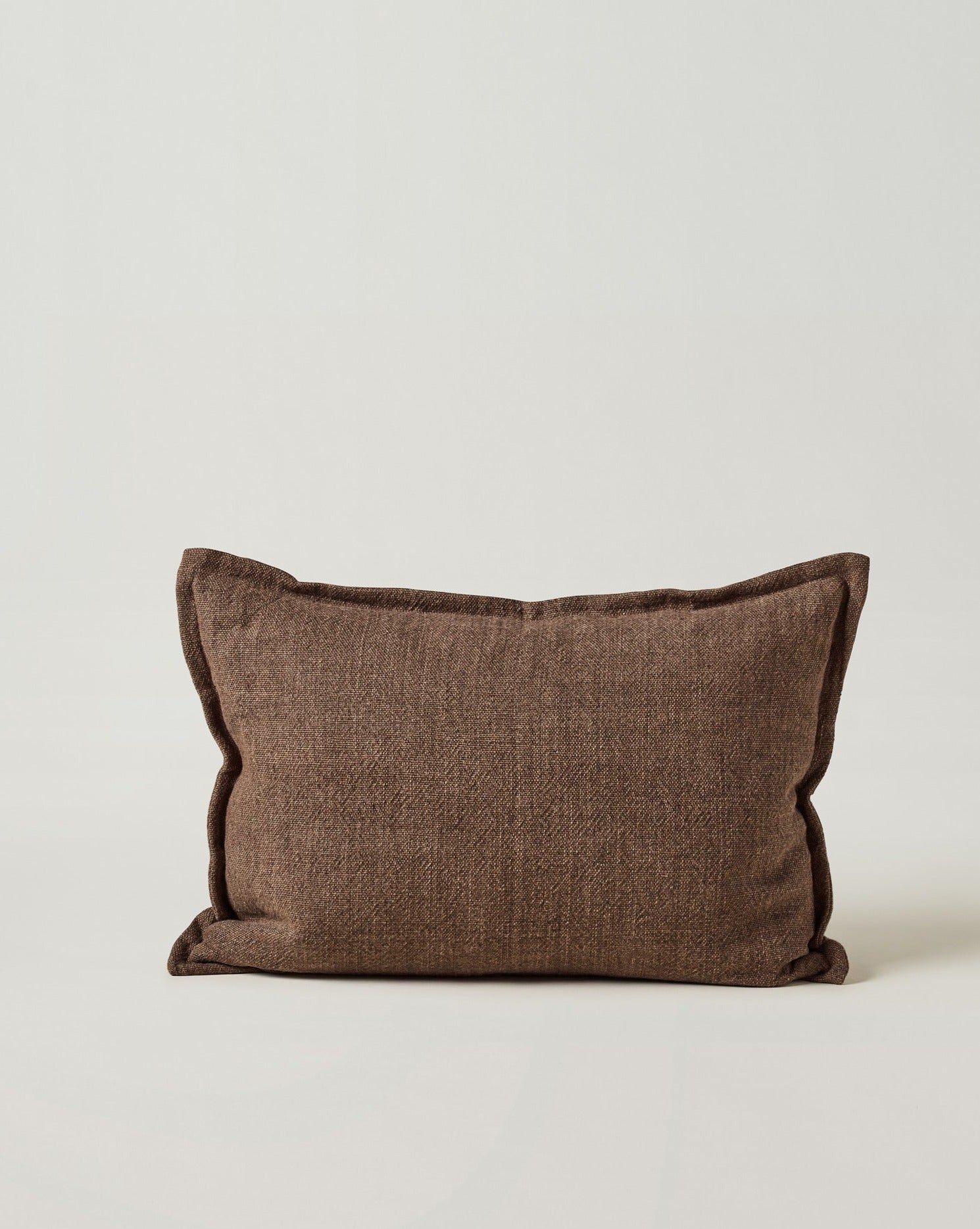 Tig Linen Cushion Mocha Rectangle - Milk & Sugar