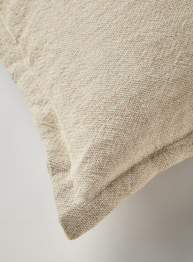 Tig Linen Cushion Natural Standard - Milk & Sugar