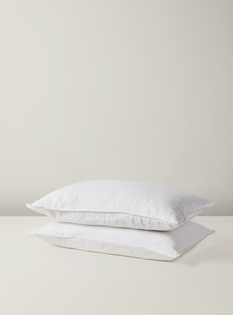 White French Flax Linen Quilt Cover - Milk & Sugar