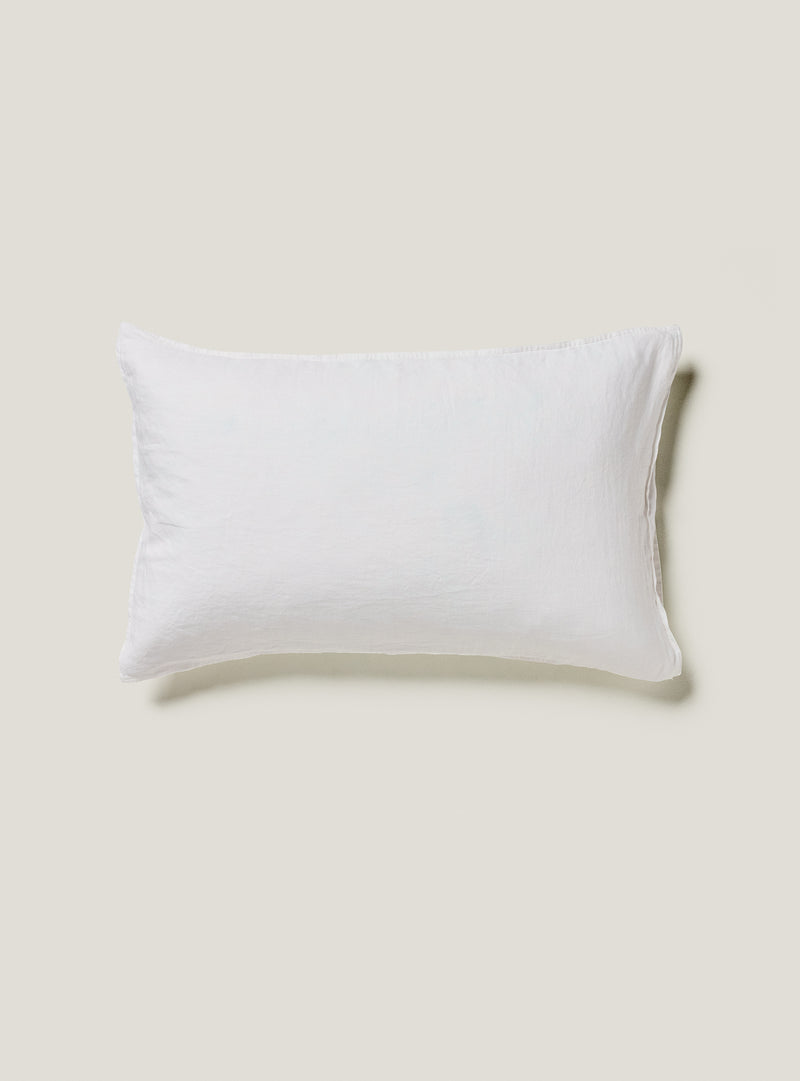 White French Flax Linen Pillowcase Set - Milk & Sugar